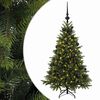 vidaXL Kunstkerstboom met kerstbal 150 cm 150 LED's Warmwit