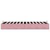 vidaXL Bedframe zonder matras 90x190 cm fluweel roze