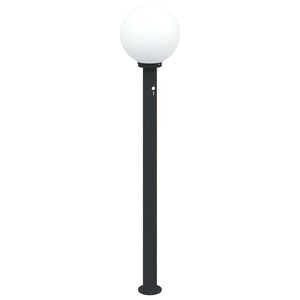 vidaXL Bolderverlichting met sensor 120 cm zwart IP44