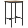 vidaXL Bartafel 52 x 52 x 110 cm Bewerkt hout Artisanaal eiken