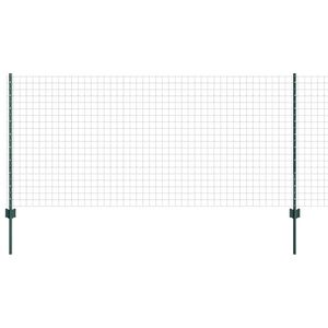 vidaXL Gelaste draadhek 25 x 1 m (B x H) PVC-Coated Staal Groen Mesh