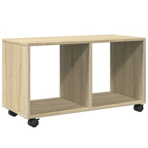 vidaXL Rolkast 72x33x42,5 cm bewerkt hout sonoma eikenkleurig