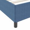 vidaXL Bedframe met matras Blauw 100 x 200 cm Stof