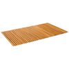 vidaXL Badmat Effen Bruin 100 x 60 cm Hout