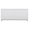 vidaXL Salontafel 90x50x41,5 cm bewerkt hout hoogglans wit
