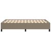 vidaXL Bedframe zonder matras 120x190 cm stof taupe
