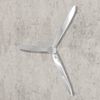 vidaXL Propeller voor aan de muur 70 cm aluminium zilver