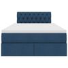 vidaXL Opbergbed met matras met matras Blauw 120 x 200 cm Bewerkt hout