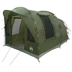 vidaXL Tunneltent Olijfgroen 400 x 260 x 200 cm Polyester en staal