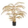 Emerald Kunstplant goudpalm 145 cm goudkleurig