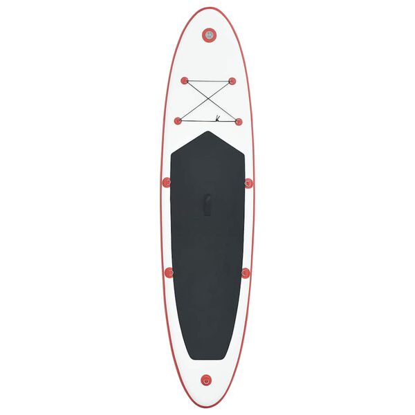 vidaXL Stand Up Paddleboardset opblaasbaar rood en wit