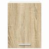 vidaXL Hangkast Sonoma Eik en Wit 30 x 31 x 40 cm Bewerkt hout
