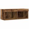 vidaXL Tv-meubelset met LED Oud hout 80 x 30 x 30 cm Bewerkt hout
