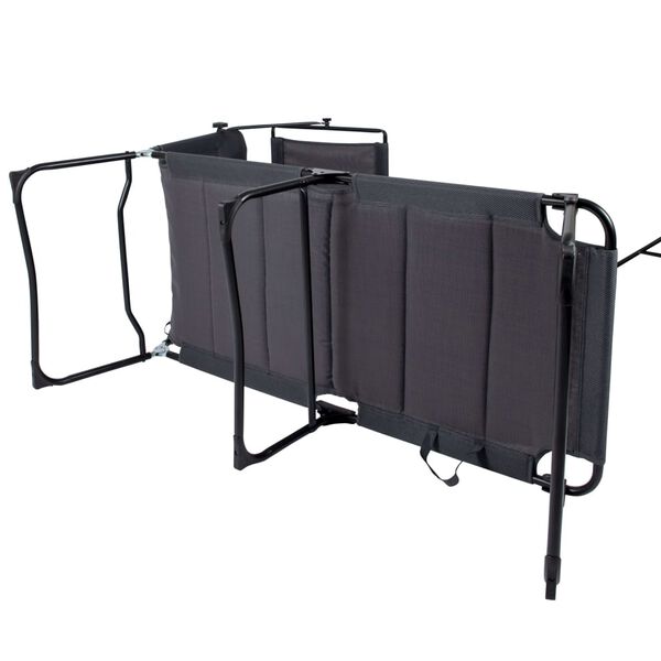 Bo-Camp Ligbed met luifel Air grijs