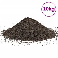 vidaXL Basaltgrind 10 kg 1-3 mm zwart