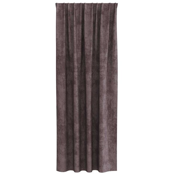 vidaXL Velvet Gordijnen met gordijnen 2 pcs Bruin 245 x 140 cm Fluweel