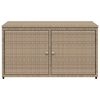vidaXL Tuinkast 110x55x60,5 cm poly rattan beige
