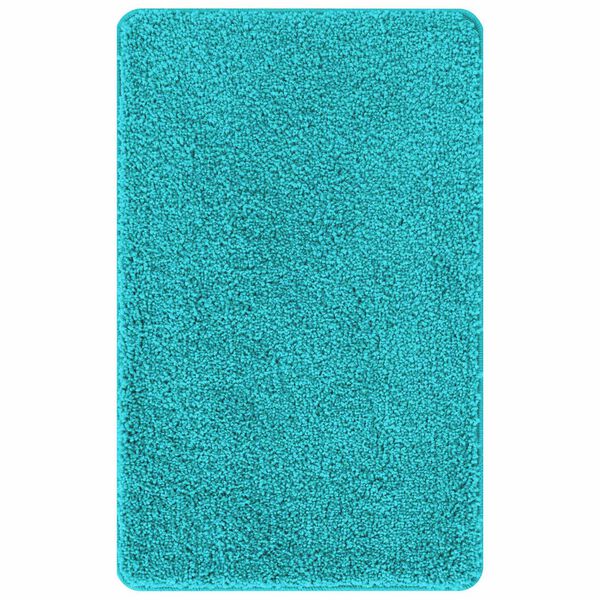 vidaXL Antislip Badmat Set 3 pcs Turquoise PP