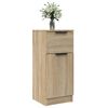 vidaXL Dressoirs 2 st 30x30x70 cm bewerkt hout sonoma eikenkleurig