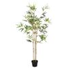 vidaXL Nepp Bambo Boom Groen 55 x 16 x 150 cm Stof en Bamboe