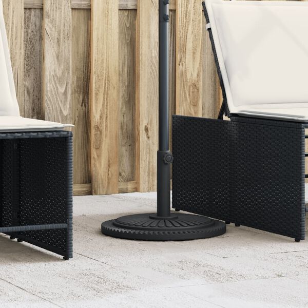 vidaXL Parasolvoet voor stok van &Oslash;38 / 48 mm 12 kg rond