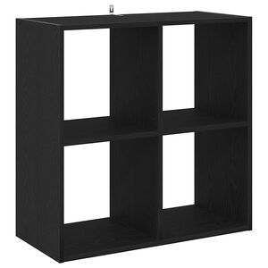 vidaXL Boekenkast Zwart Eiken 68.5 x 32 x 68.5 cm