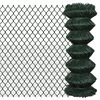 vidaXL Gaashek 1x25 m staal groen