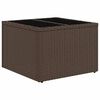 vidaXL 11-delige Loungeset met kussens poly rattan bruin