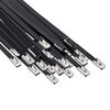 vidaXL Kabelbinders 25 st 4,6 x 300 mm Zwart