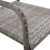 vidaXL 7-delige Tuinset poly rattan antracietkleurig