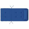 vidaXL Stoelkussens Effen 2 pcs Blauw 58 x 77 x 4,5 cm Oxford Stof