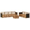 vidaXL Sofa-Sets 8 pcs Massief Acaciahout
