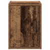 vidaXL Garage wandkast bewerkt hout oud hout