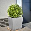 vidaXL Plantenbak 50x50x50 cm gegalvaniseerd staal