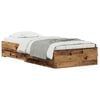 vidaXL Bedframe met lade met opslag Oud Hout 90 x 200 cm Bewerkt hout