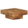 vidaXL Salontafel 70x70x30 cm massief gerecycled hout