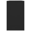 vidaXL Dressoir 120x41x75 cm bewerkt hout zwart