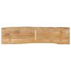 vidaXL Tafelblad met natuurlijke rand 160x40x3,8 cm massief mangohout