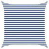 vidaXL Zonneschaduwzeil Blauw en Wit 3 x 3 m 100% Polyester Oxford
