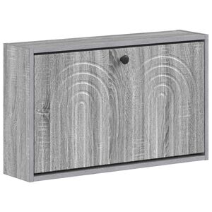 vidaXL Wandgemonteerde Schoenkast ALKMAAR 71 x 17 x 43 cm Bewerkt hout