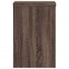 vidaXL Plantenstandaards 2 st 20x20x30 cm bewerkt hout bruin eiken