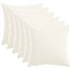 vidaXL Plaid kussen 6 st HEERLEN Wit 30 x 30 cm Stof