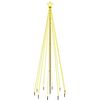 vidaXL Kerstboom met grondpin 310 LED's warmwit 300 cm