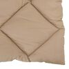vidaXL Zomer Dekbed Taupe 200 x 135 cm Microfiber