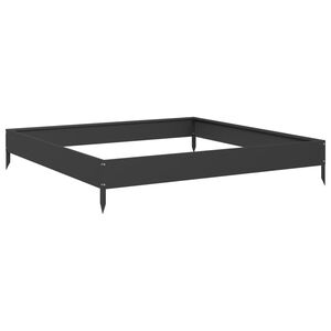 vidaXL Plantenbak verhoogd 100x100x18,5 cm staal