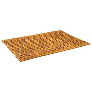 vidaXL Badmatten Naturel 95 x 140 cm Massief Acaciahout
