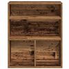 vidaXL Boekenkast 60x30x71,5 cm bewerkt hout oud houtkleurig
