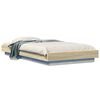 vidaXL Bed Frame met LED Sonoma Eiken 80 x 200 cm Bewerkt hout