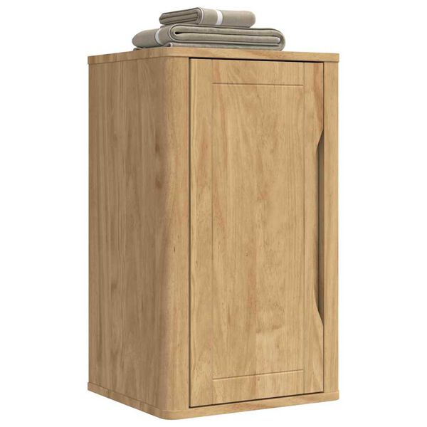 vidaXL Badkamer wandkast met plank FLORO Wasbruin 35 x 30 x 60 cm