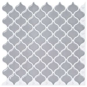 vidaXL Lanturn Tegel 50 st Grijs 27 x 27 cm Polyurethaan en PET